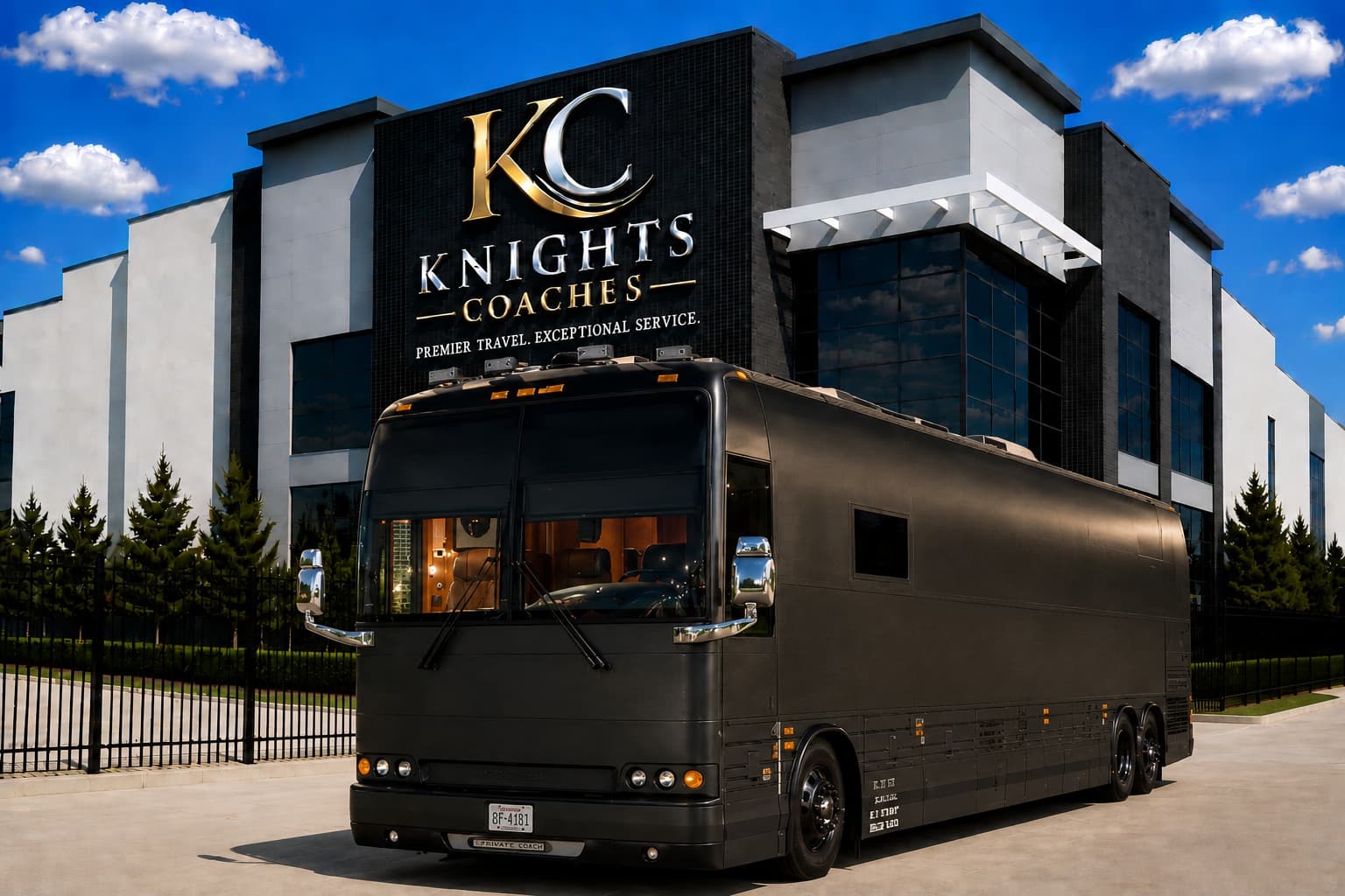 Henry, an entertainer coach in the Knights Coaches fleet